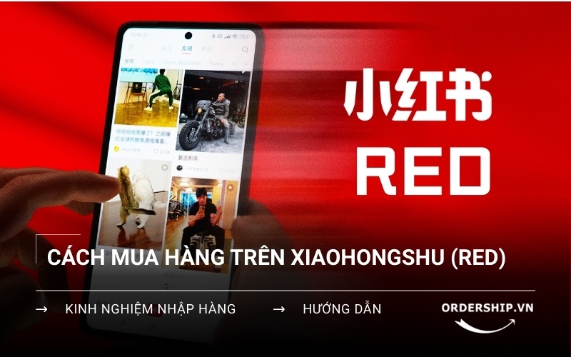 Order Xiaohongshu không cần tiếng Trung