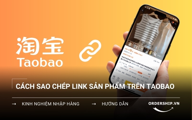 Cách copy link sản phẩm trên Taobao để gửi cho người khác
