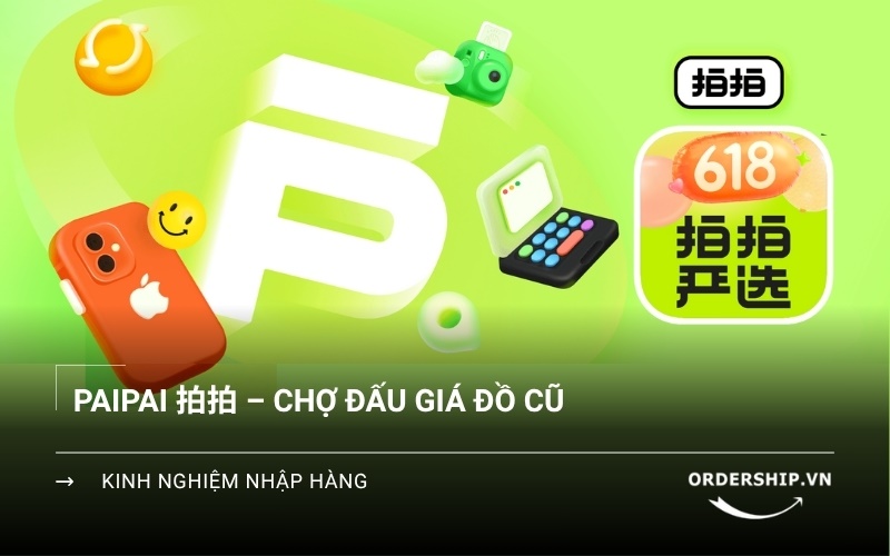 săn đồ cũ từ chợ Paipai online