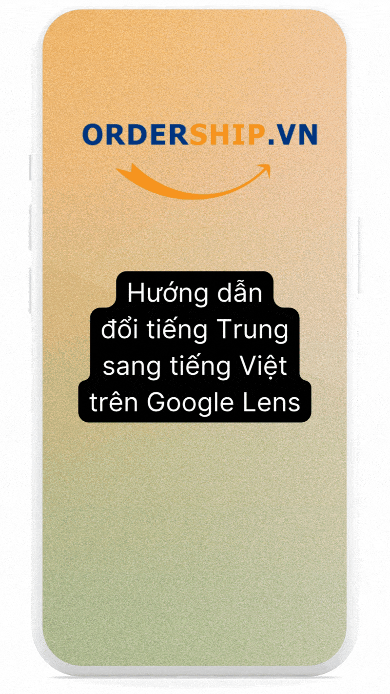 Dùng google lens để dịch sang Tiếng Việt