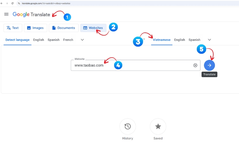 tránh đăng nhập taobao qua google dịch